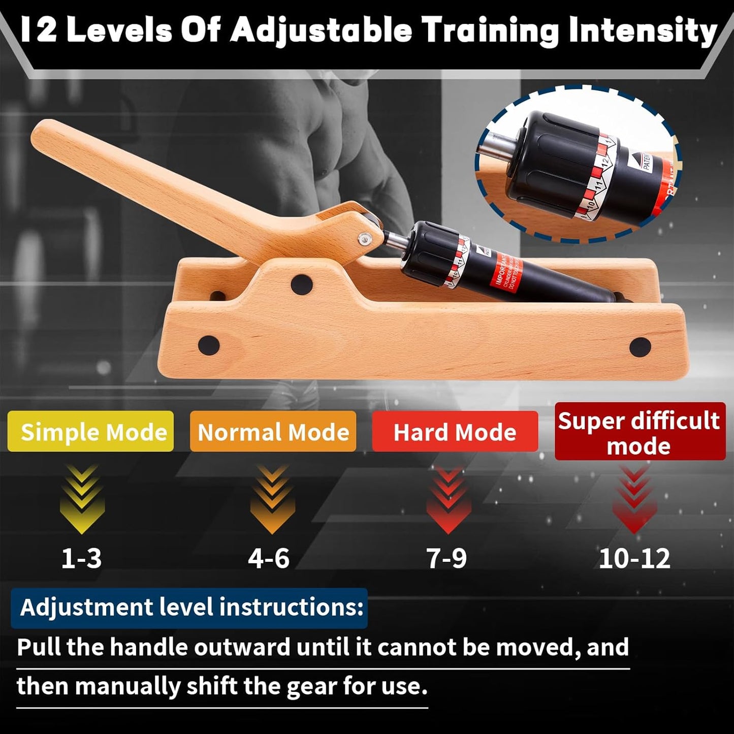 Premium Wooden Arm Wrestling Training Equipment