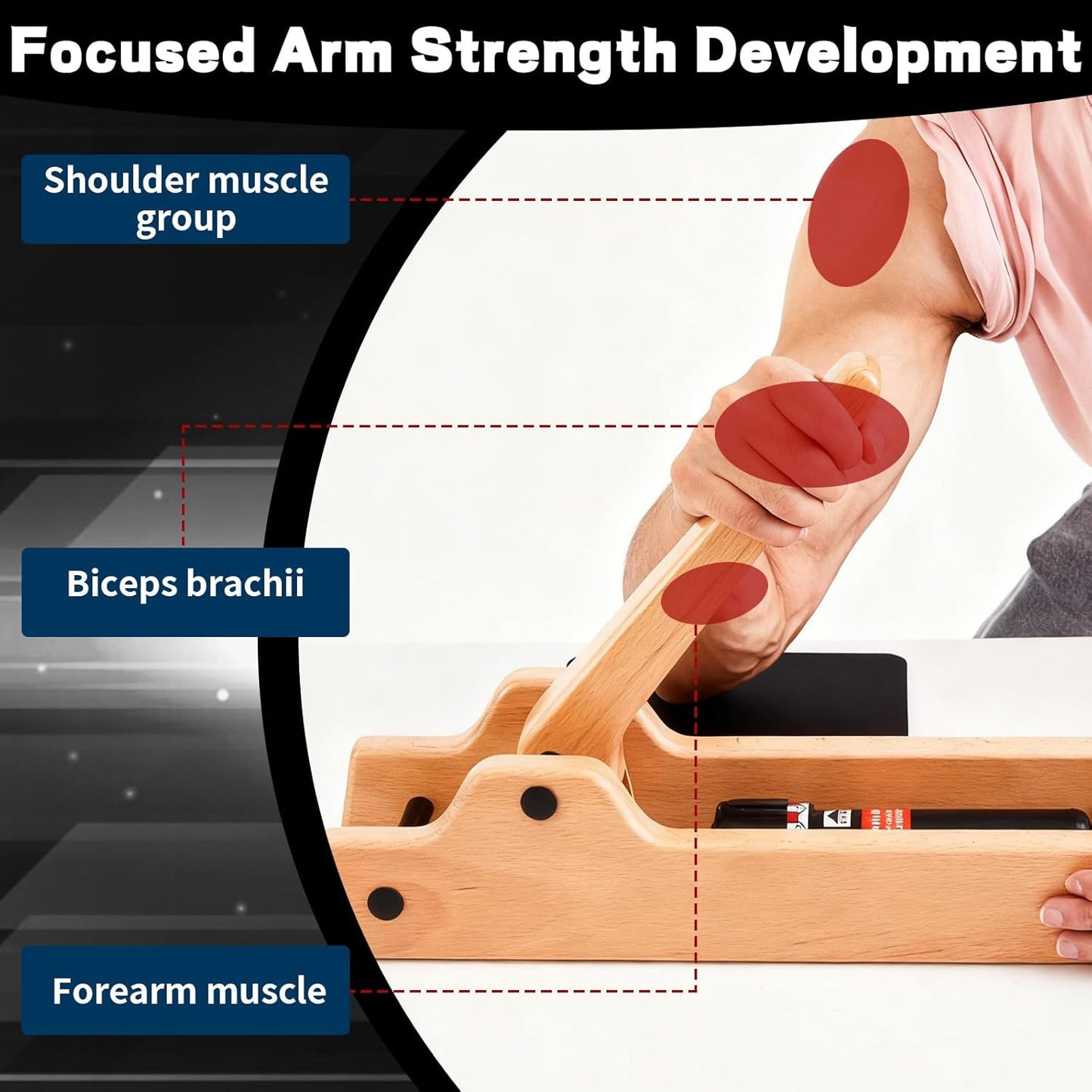 Premium Wooden Arm Wrestling Training Equipment